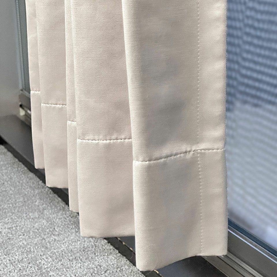 裾仕様は10cm三つ巻です