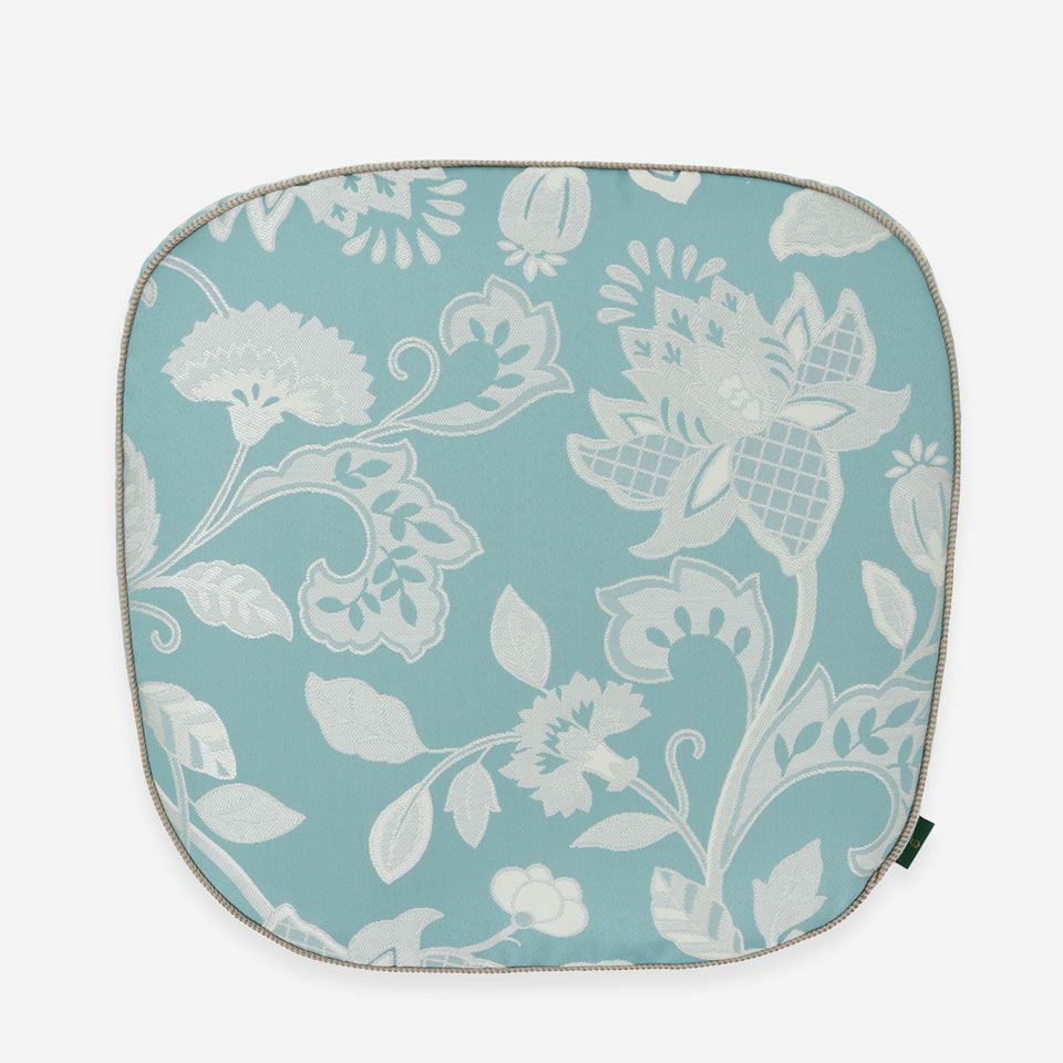 表面／カラー：ブルー／45cm×43cm／紐無し／カバー取り外し可