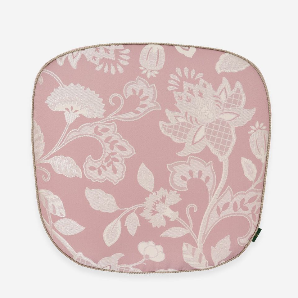 表面／カラー：ピンク／45cm×43cm／紐無し／カバー取り外し可