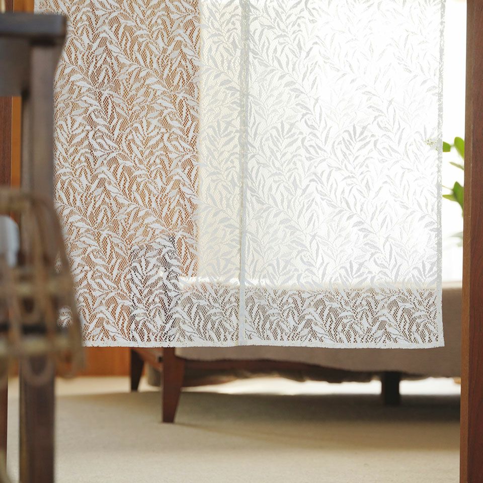 使用イメージ／ひだのないのれんのため、美しい柄行きを楽しんで頂けます