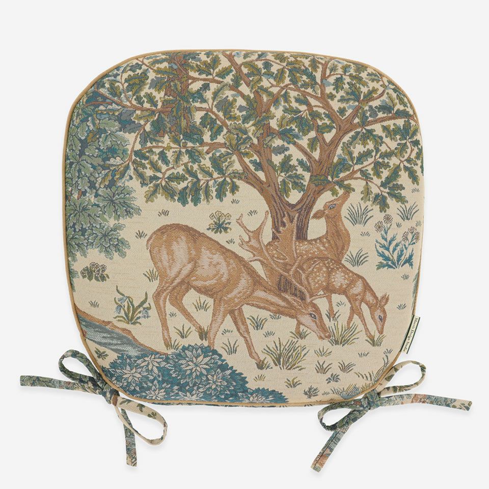 表面／カラー：ベージュ／45cm×43cm／紐付き／カバー取り外し可