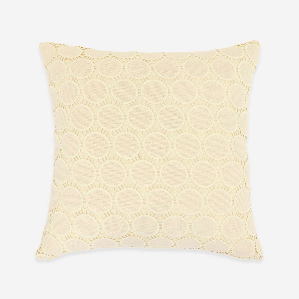 表面／表面カラー：アイボリー／45cm×45cm／クッション中材は別売