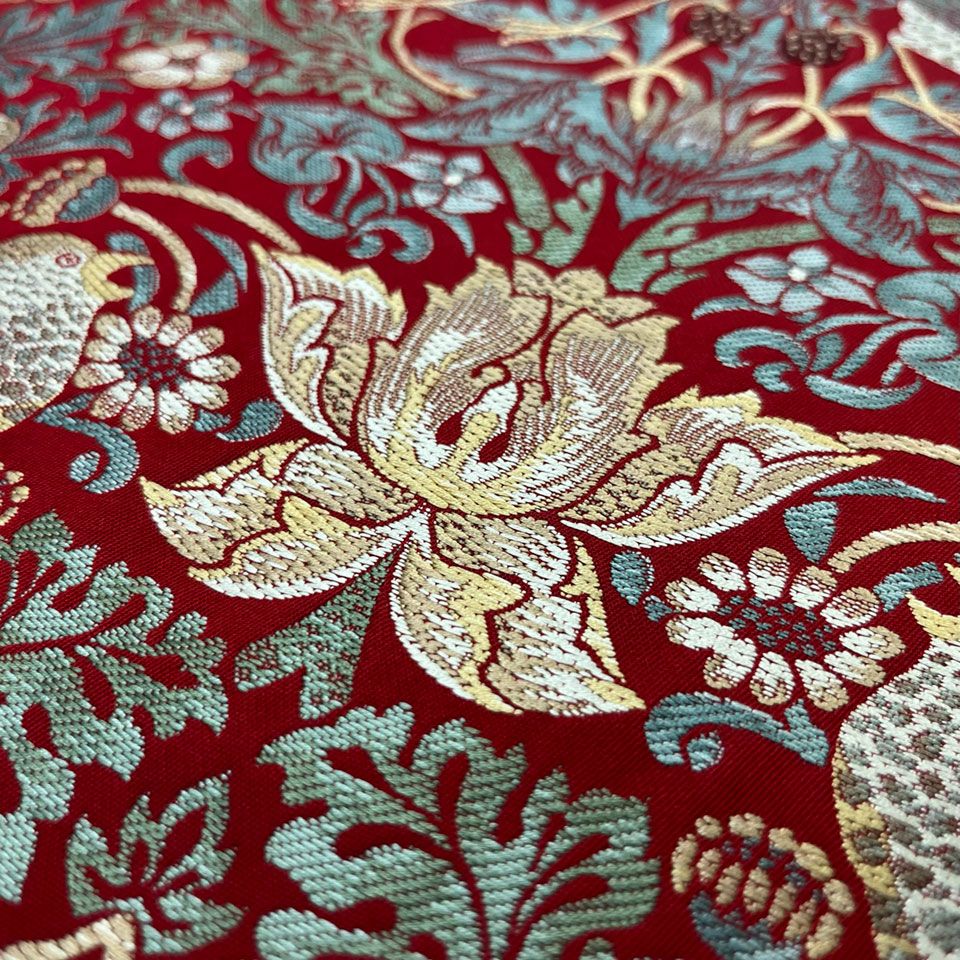 英国の薫り（モリス柄） 名古屋帯 いちご泥棒 | 【公式】川島織物