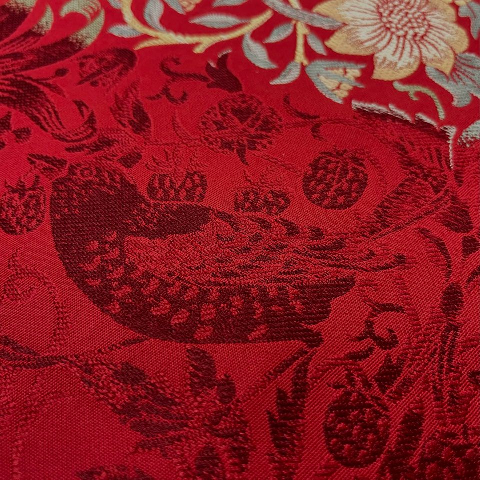 英国の薫り（モリス柄） 名古屋帯 いちご泥棒 | 【公式】川島織物