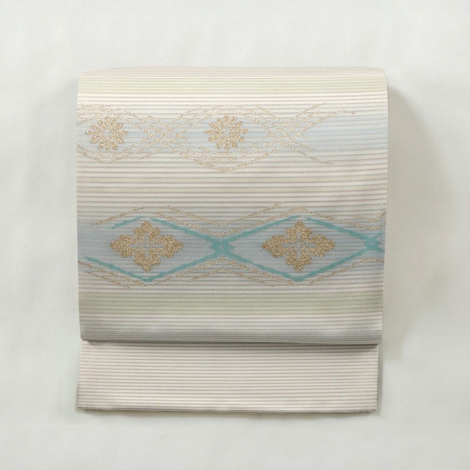川島織物 創業100年記念 刺繍 限定品 ２種 着物生地 帯生地 川島織物 絽綴名古屋帯 清美聚段 | 【公式】川島織物セルコン