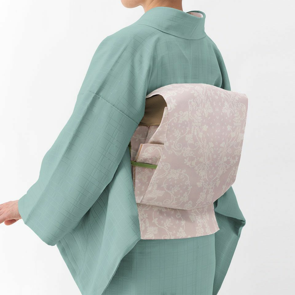 大人カジュアル帯 ポリエステル名古屋帯 TT9087（ピンク） | 【公式