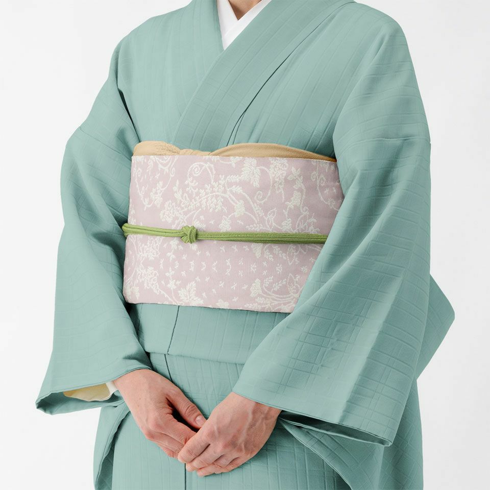 大人カジュアル帯 ポリエステル名古屋帯 TT9087（ピンク） | 【公式