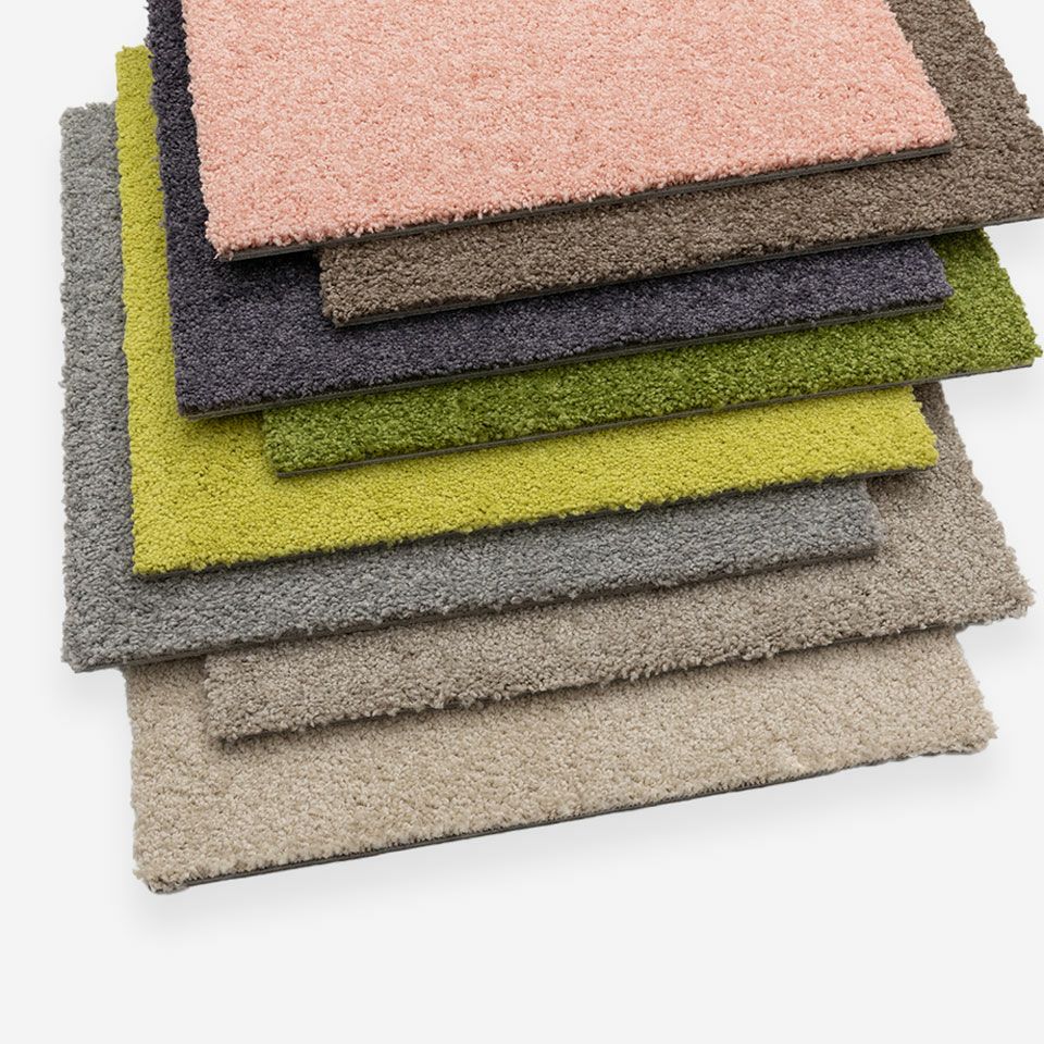 下からアイボリー、ライトグレー、グレー、イエローグリーン、オリーブ、パープル、ブラウン、ピンクの計8色