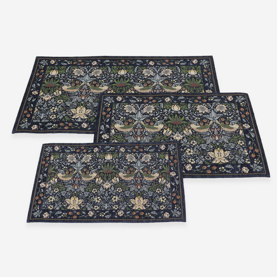 玄関マット Morris Design Studio いちご泥棒 | 【公式】川島