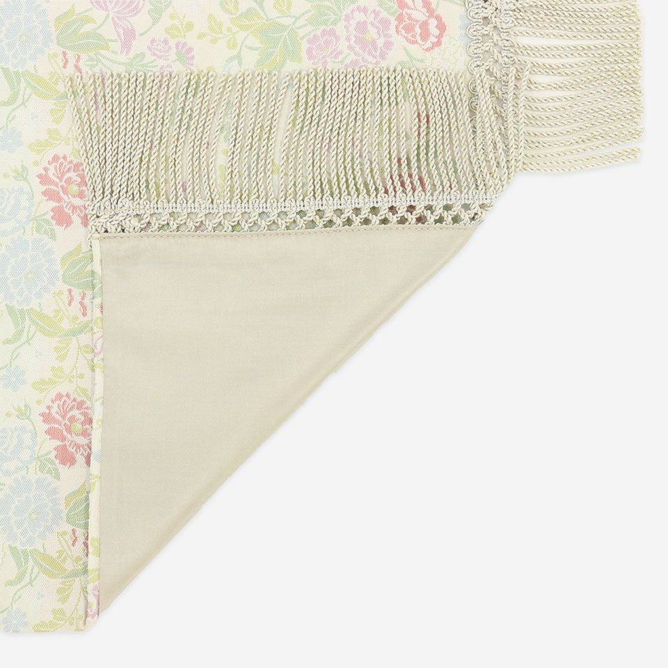 裏面／表面カラー：ホワイトブラウン／フリンジに合わせたカラーを使用しております