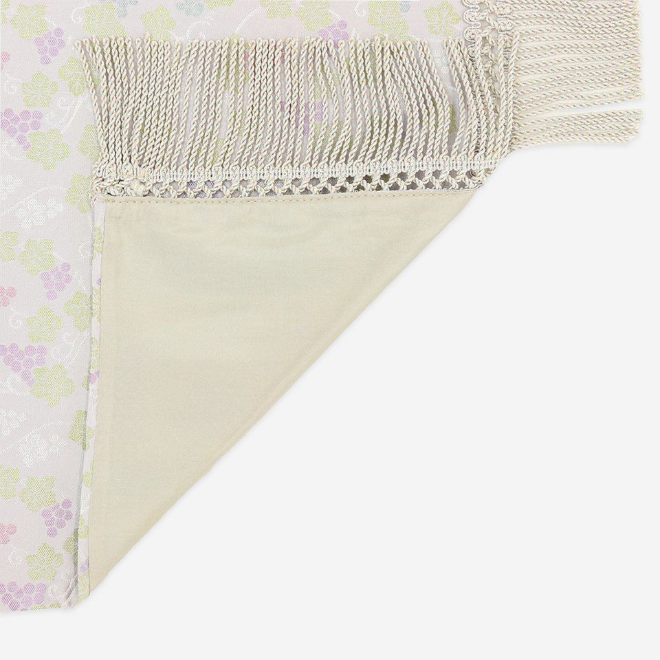 裏面／表面カラー：パープル／フリンジに合わせたカラーを使用しております