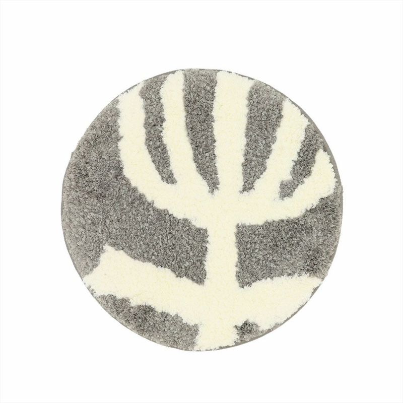 表面／カラー：グレー／38cm円形