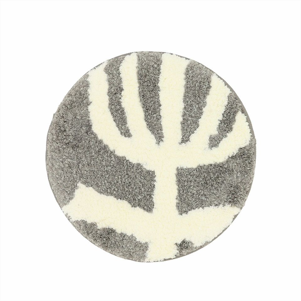 表面／カラー：グレー／38cm円形