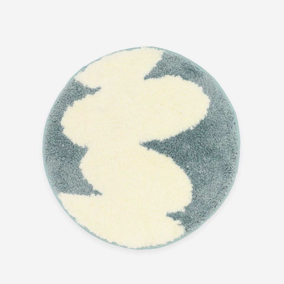 表面／カラー：ブルー／38cm円形