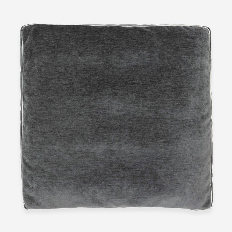 表面／カラー：ダークグレー／55cm×55cm／マチ付き／クッション中材は別売