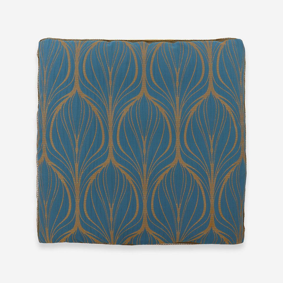 表面／カラー：ブルーグリーン／55cm×55cm／マチ付き