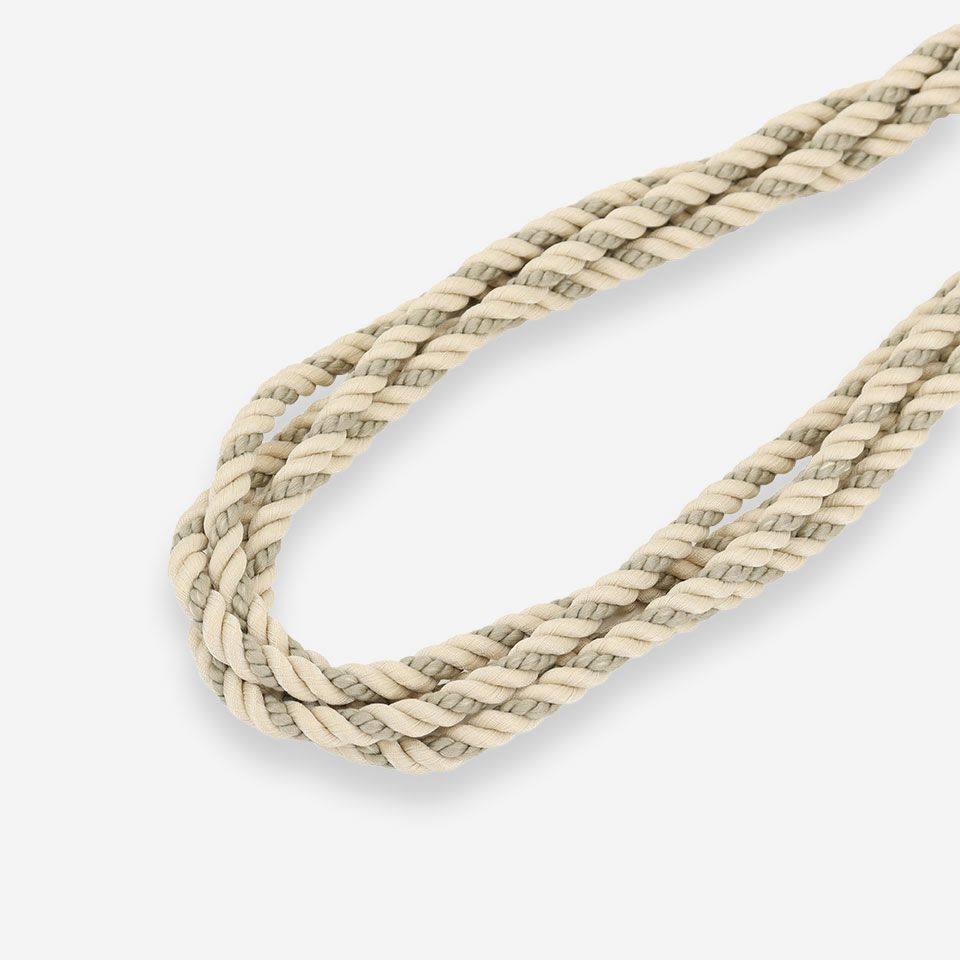 木型から日本で作成し、ロープも京都で作成した100%国産の差別化された高級ロープタッセルです／カラー：ベージュ