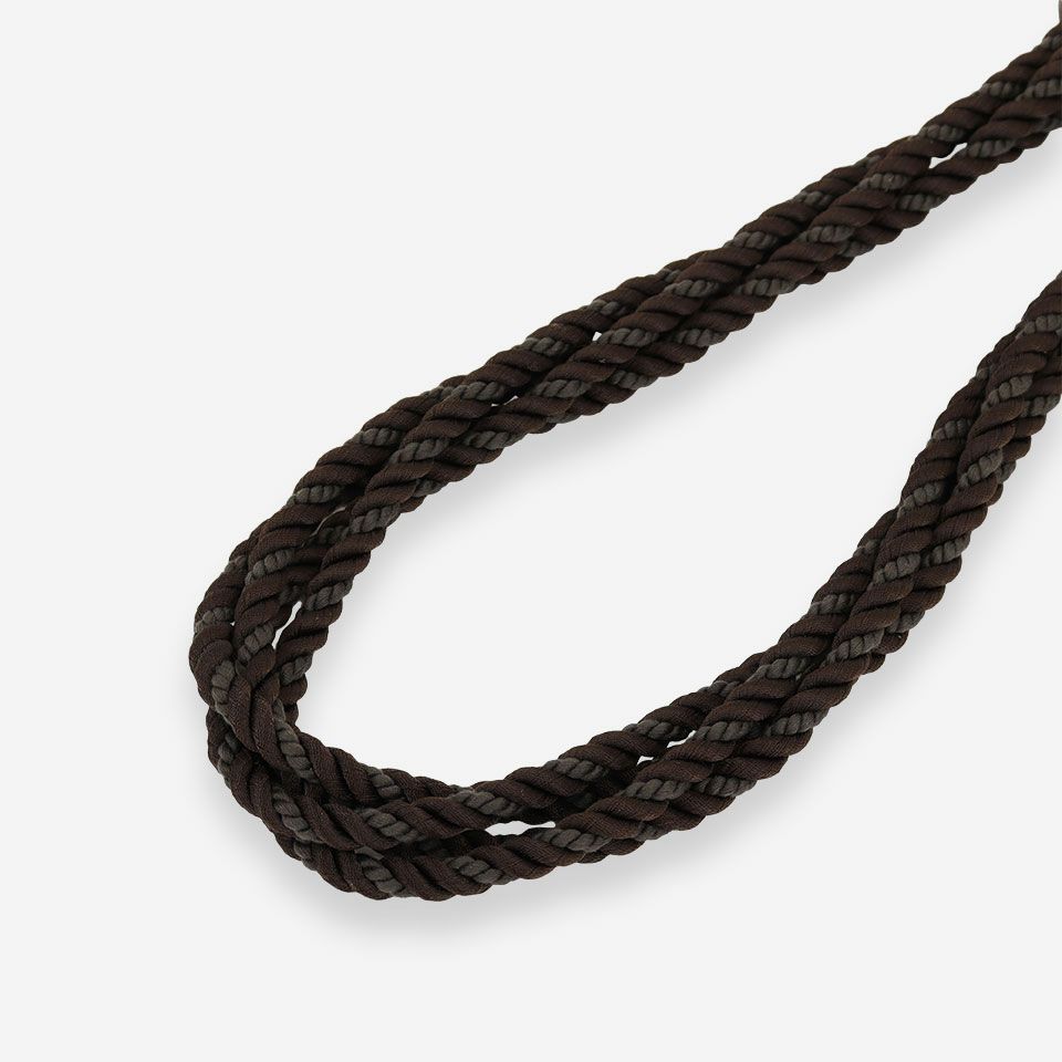 木型から日本で作成し、ロープも京都で作成した100%国産の差別化された高級ロープタッセルです／カラー：ブラウン