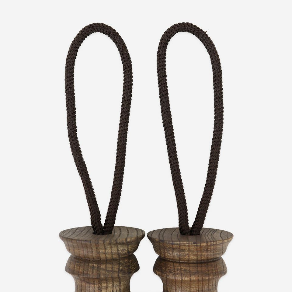 ループ部分／カラー：ブラウン／木部の色はブラウンのみ黒に近いダークなブラウン塗装となっております