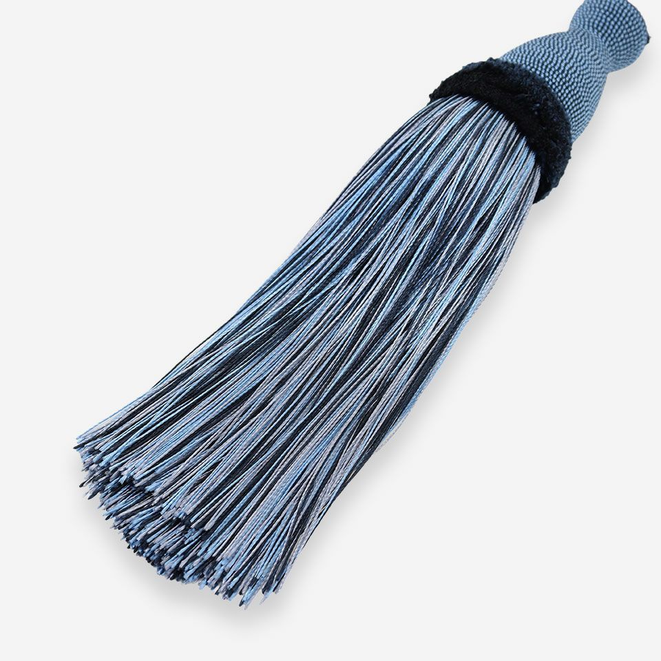 房部分の糸にミックス感があるので単色周辺の幅広い色相になじみます／カラー：ブルー