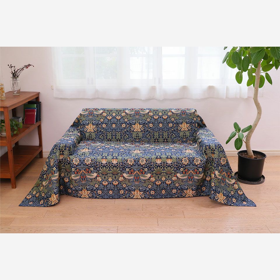 いちご泥棒　マルチカバー 受注生産品】 Morris Design Studio いちご泥棒 マルチカバー