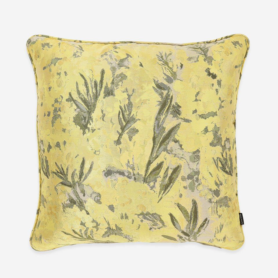 表面／表面カラー：イエロー／45cm×45cm／クッション中材は別売