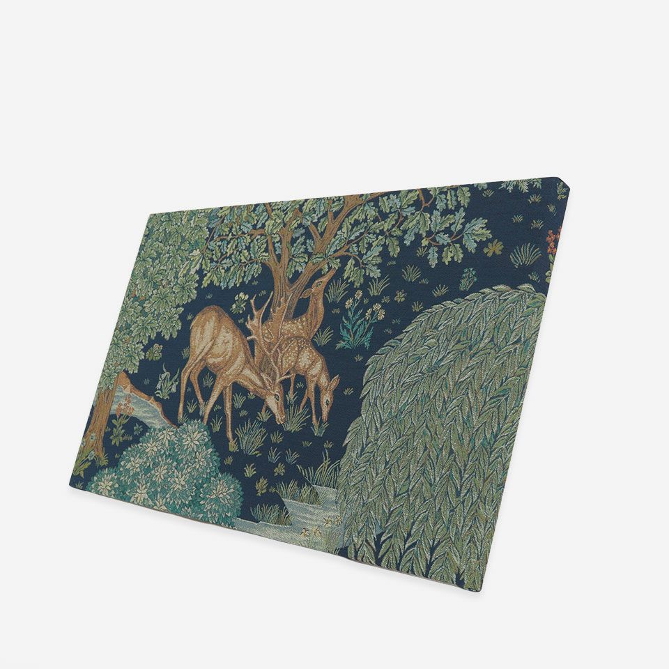 Morris Design Studioの織物を使用したファブリックパネルです／約40cm×70cm