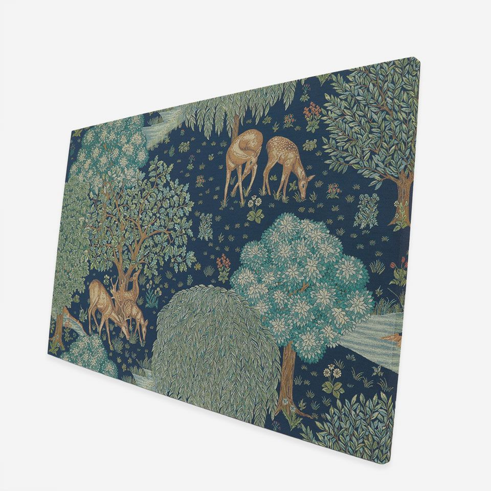 Morris Design Studioの織物を使用したファブリックパネルです／約70cm×120cm