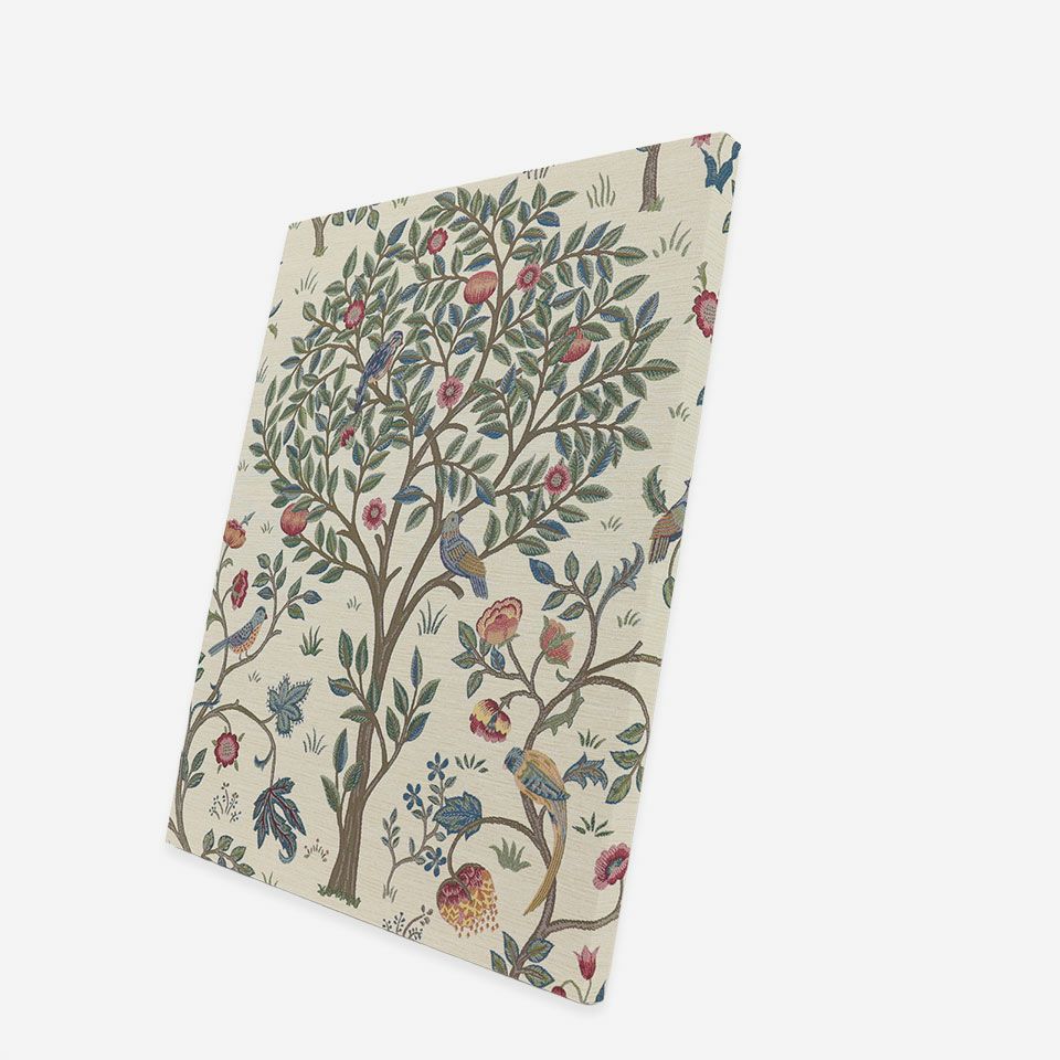 Morris Design Studioの織物を使用したファブリックパネルです／約70cm×60cm