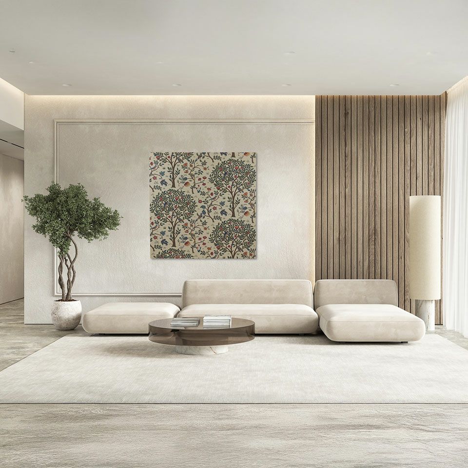 クラシックな空間に限らず、モダンやナチュラルなど様々なテイストのお部屋にご利用いただけます