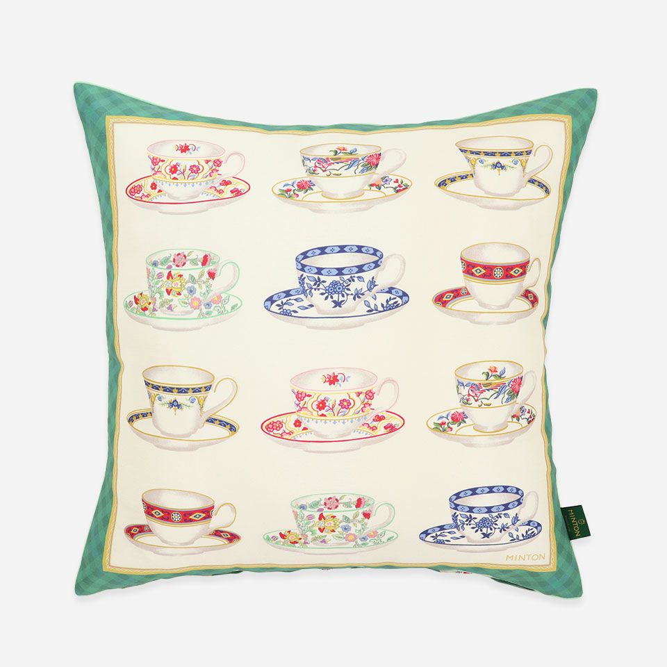 表面／表面カラー：グリーン／45cm×45cm／クッション中材は別売