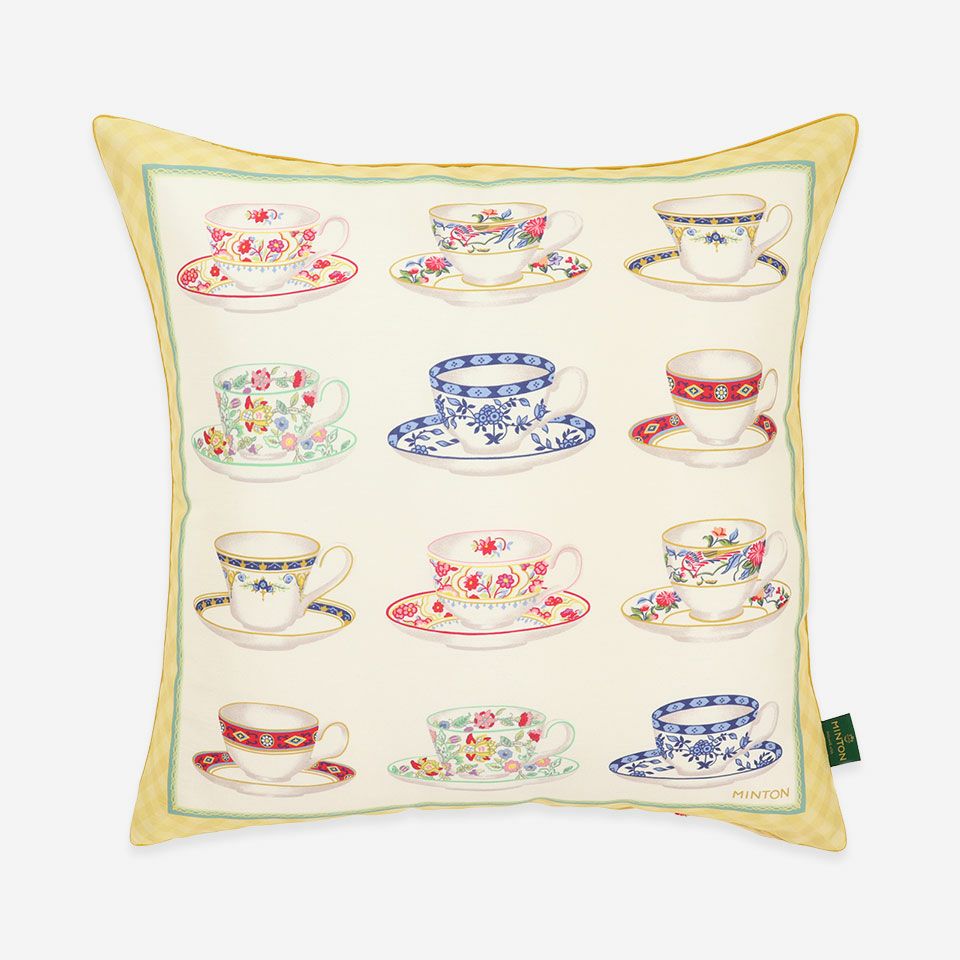 表面／表面カラー：イエロー／45cm×45cm／クッション中材は別売