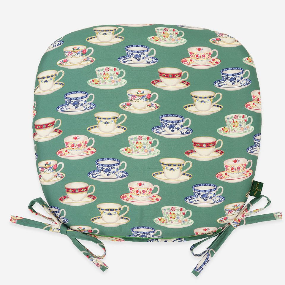 表面／カラー：グリーン／45cm×43cm／紐付き／カバー取り外し可