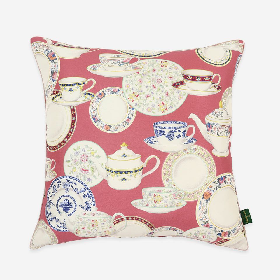 表面／表面カラー：レッド／45cm×45cm／クッション中材は別売