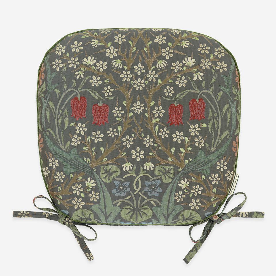 表面／カラー：ダークグリーン／45cm×43cm／紐付き／カバー取り外し可