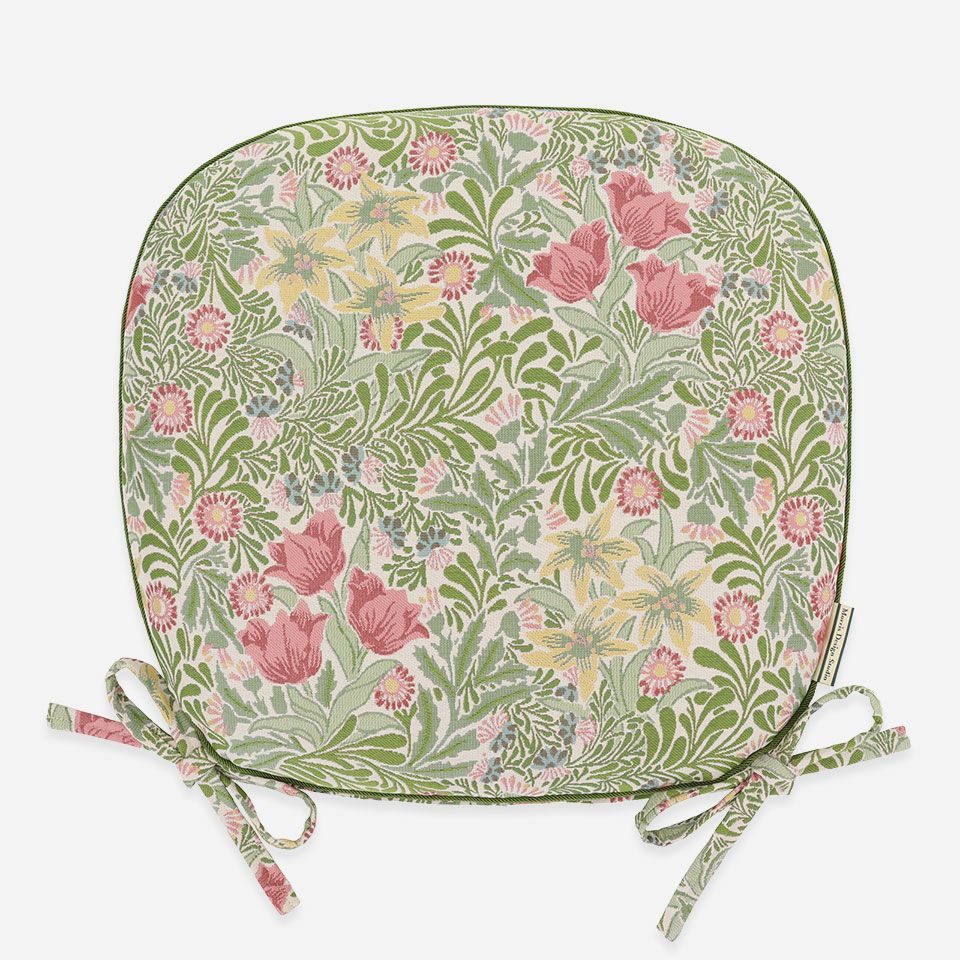 表面／カラー：グリーン／45cm×43cm／紐付き／カバー取り外し可