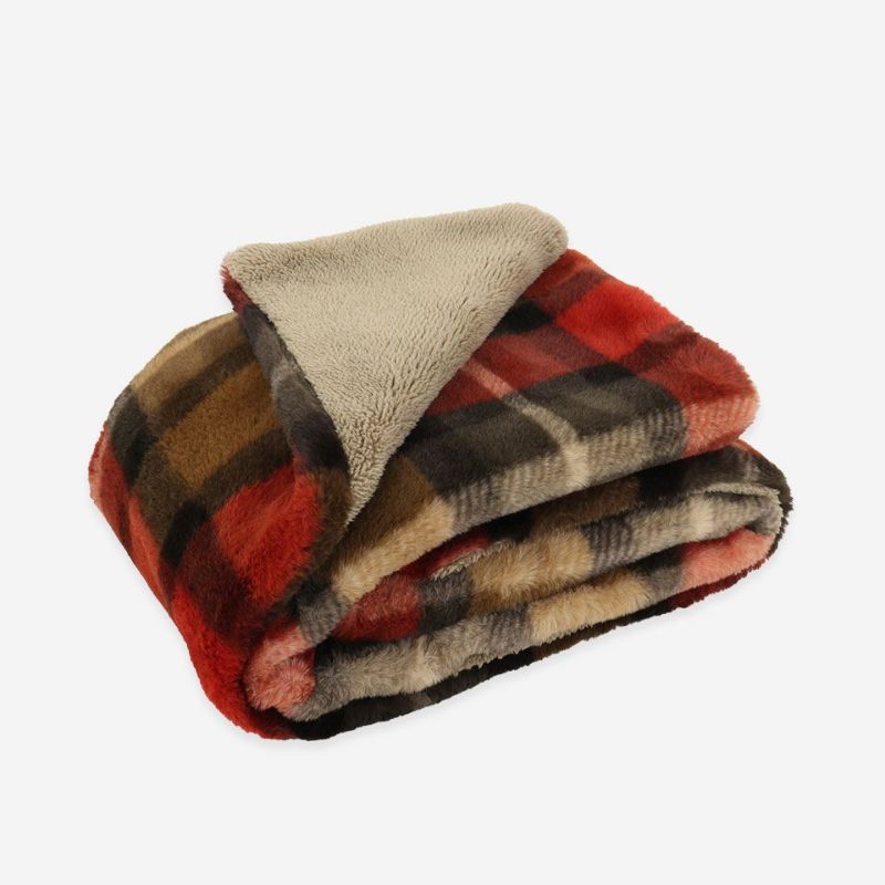 畳んだ画像／カラー：ブラウン／約70×100cm