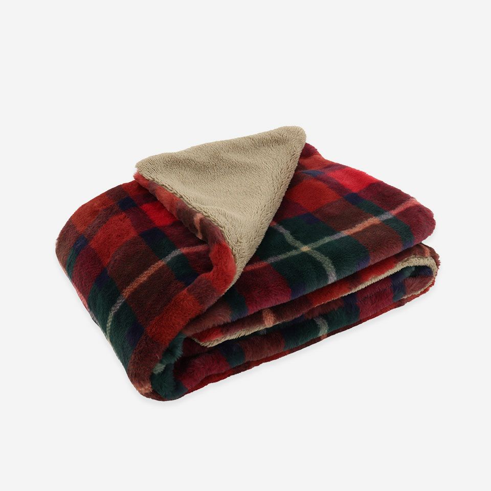 畳んだ画像／カラー：レッド／約100×140cm