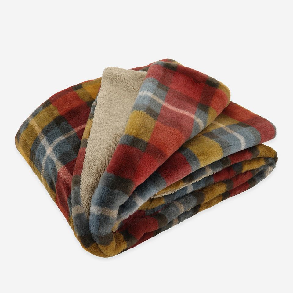 畳んだ画像／カラー：イエロー／約140×190cm