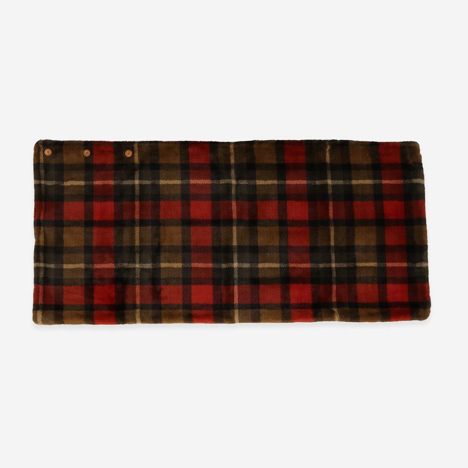 表面／カラー：ブラウン／約60×130cm／肌触りの良いフェイクファーブランケットです