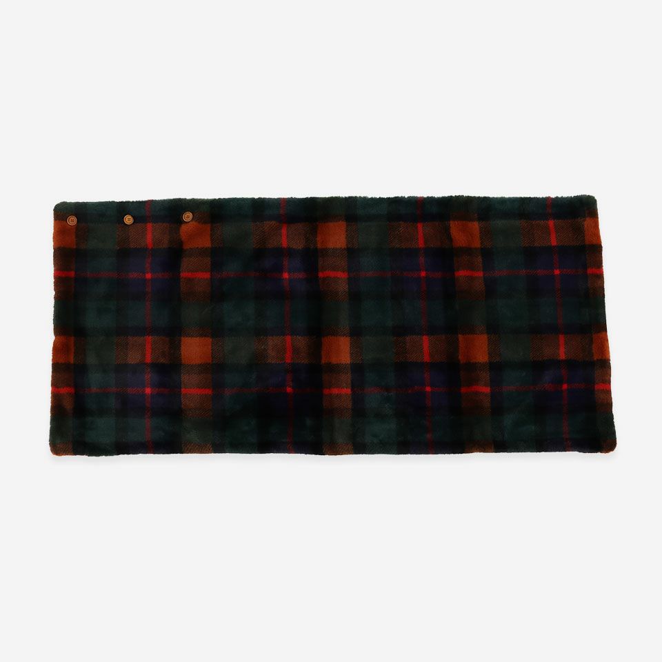 表面／カラー：ネイビー／約60×130cm／肌触りの良いフェイクファーブランケットです