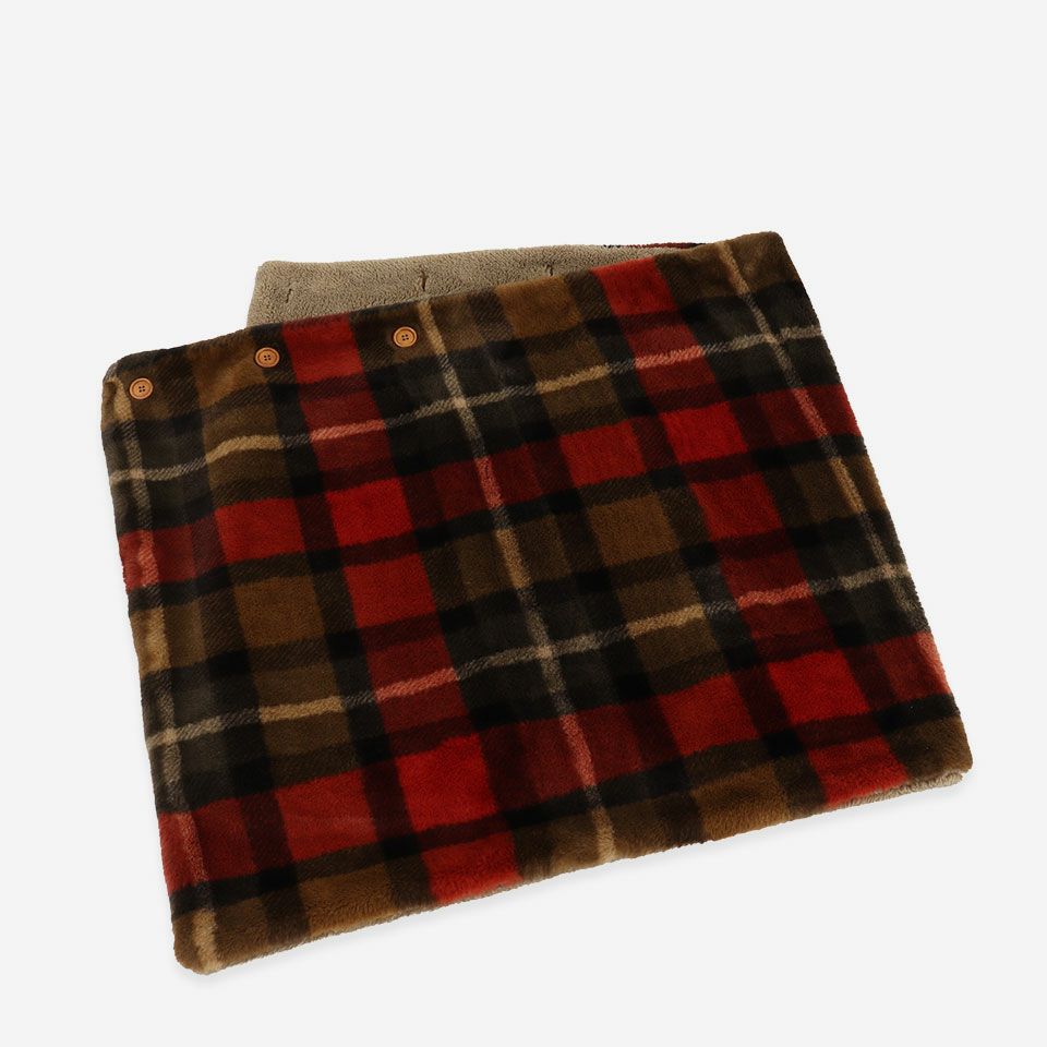 ボア裏地付きの2重仕様でしっかりとあたためてくれます／カラー：ブラウン