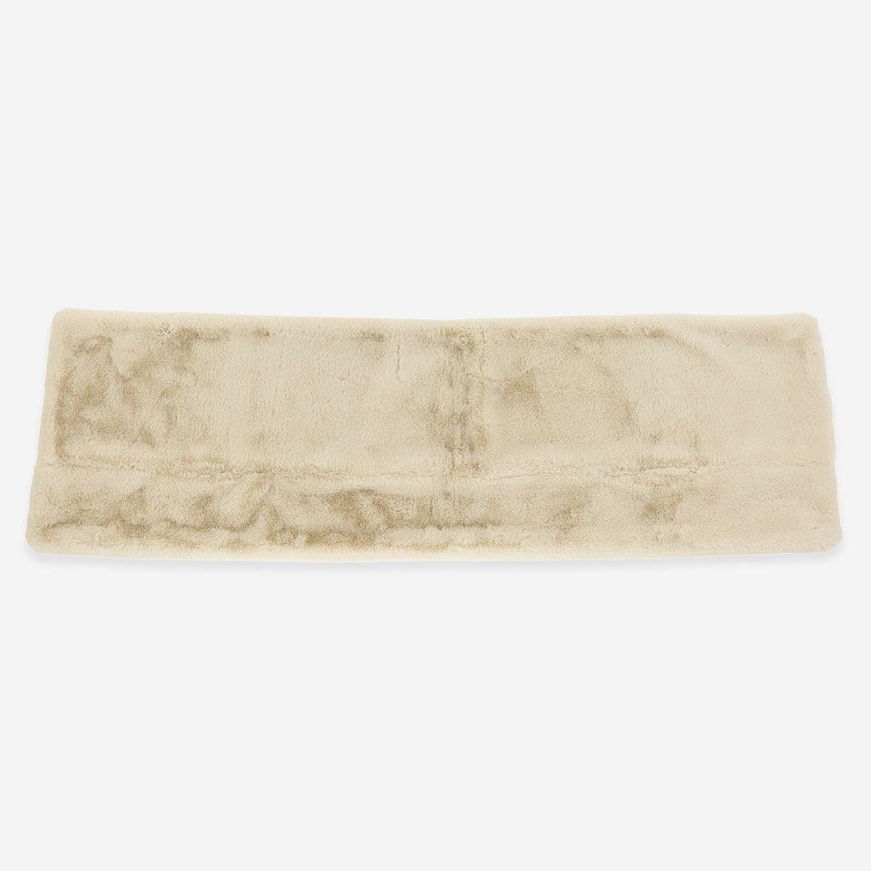 表面／カラー：アイボリー／約50×175cm／暖かさとリッチでフワフワな触り心地は別格です