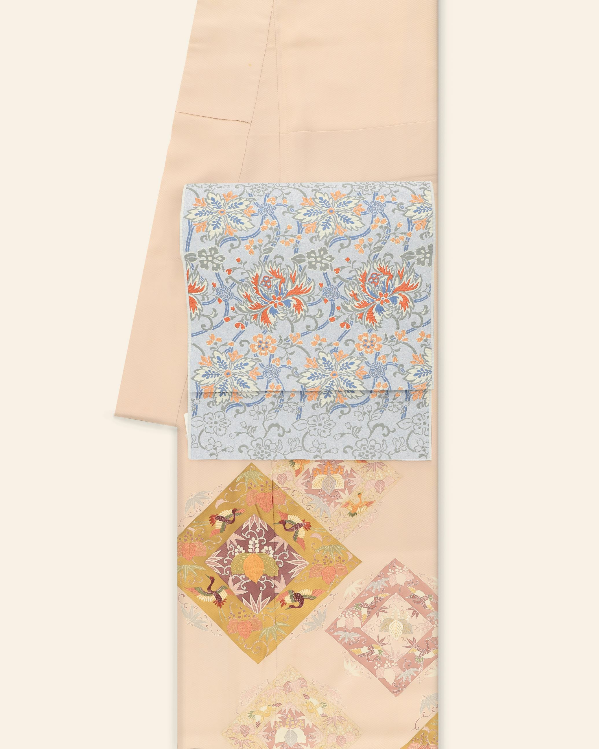 名古屋帯 エジプト風文様 馬 人物 抽象花柄模様 KO-1709 名古屋帯 エジプト風文様 馬 人物 抽象花柄模様 KO-1709 名古屋帯 エジプト