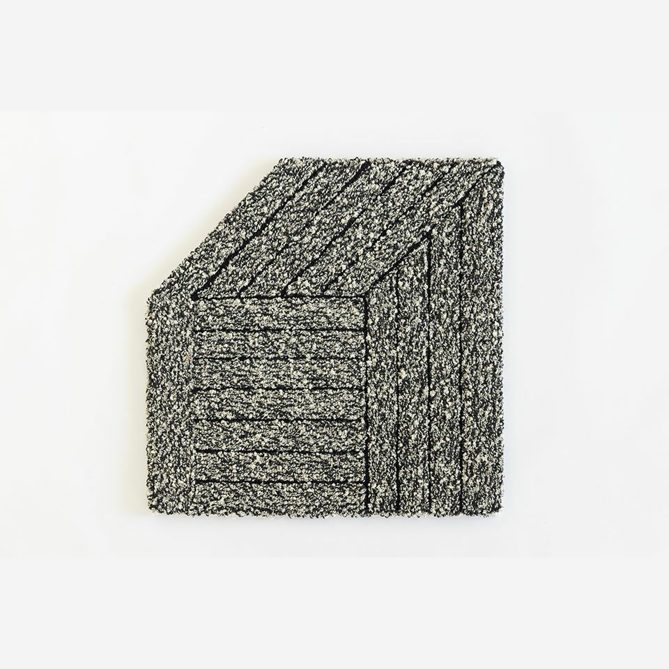 表面／カラー：ブラック／50cm×50cm