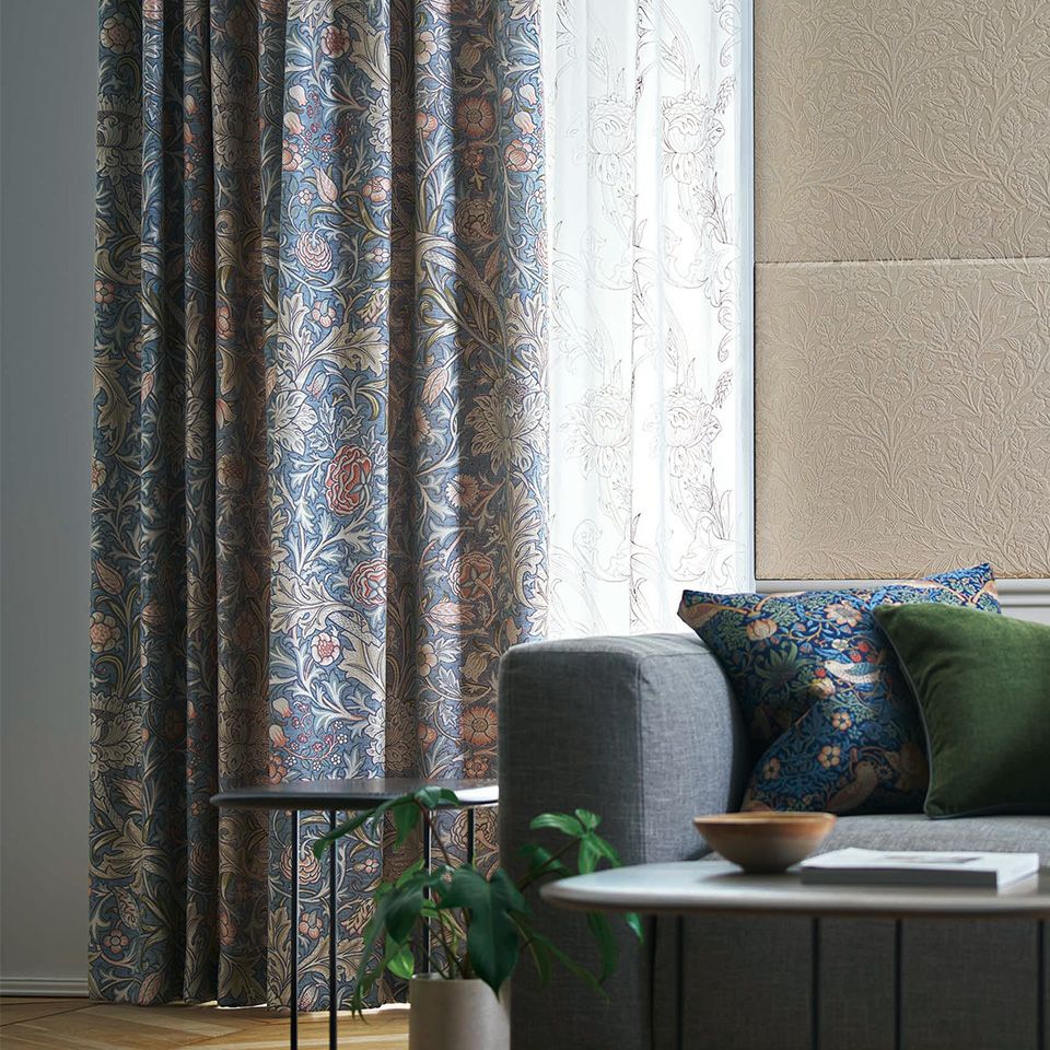 トレント Morris Design Studio ドレープカーテン MM3105 【2.3倍ヒダ