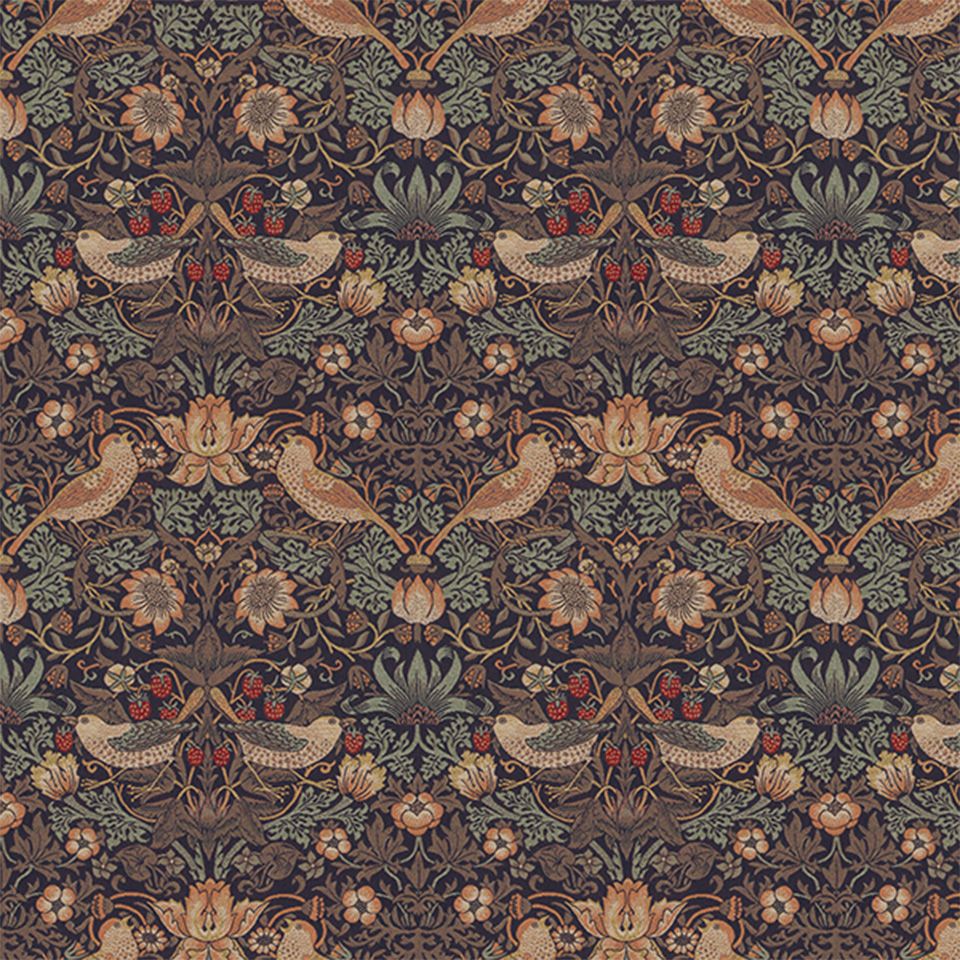 生地画像／奥行き感の感じられるジャカード織で重厚感があり、クラシックテイストの家具との相性がいいです