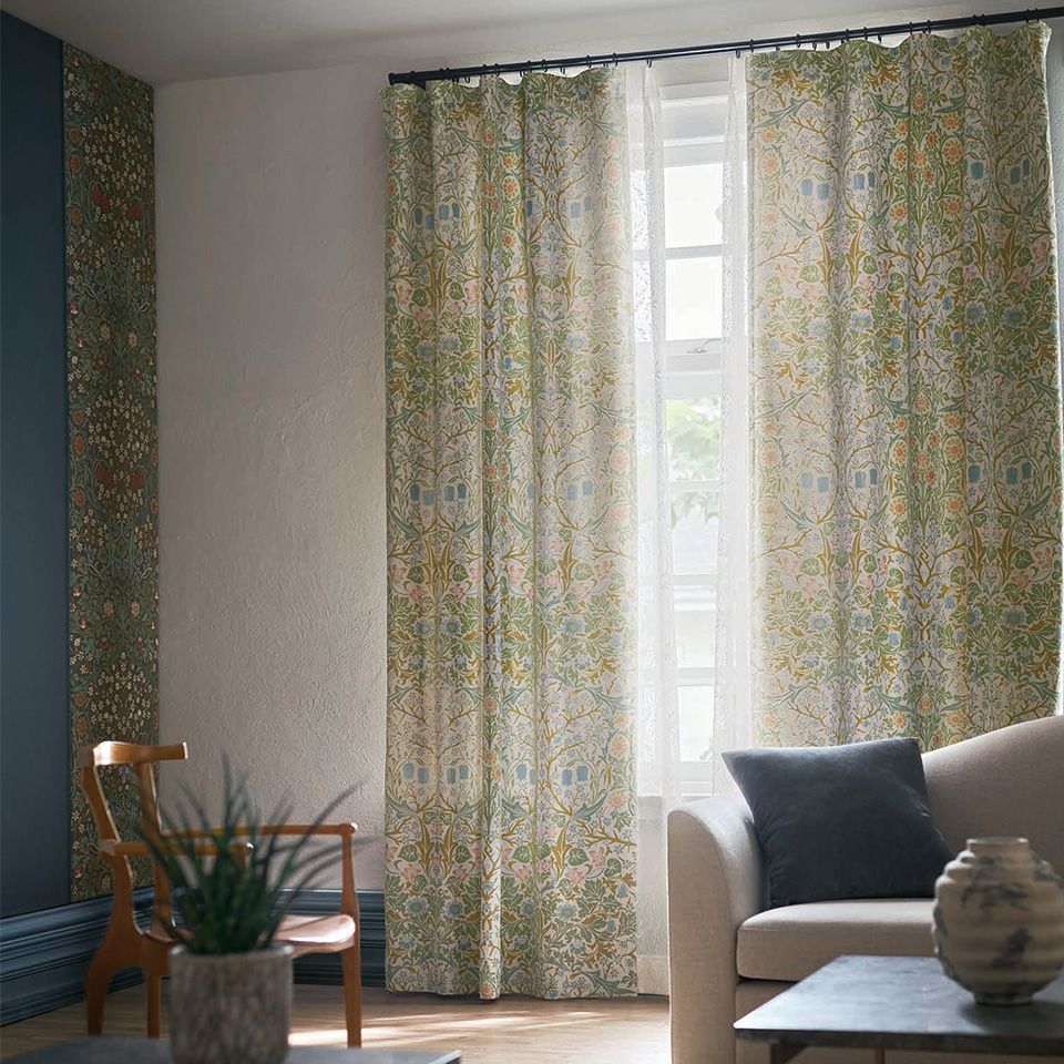 ブラックソーン Morris Design Studio ドレープカーテン MM3111 【2.3