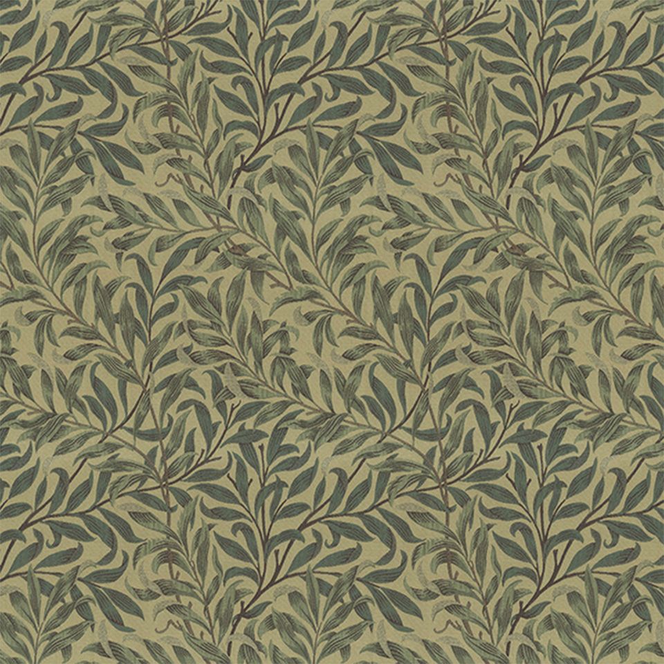 生地画像／自邸近くのテムズ川の土手の柳からアイデアを得て作られた柄です