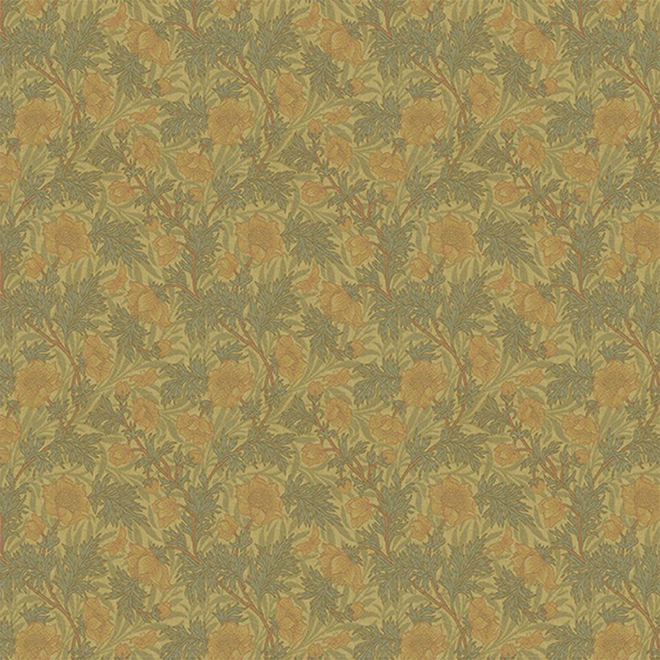 生地画像／シックな色調の多いモリス・コレクションの中ではめずらしい、淡い色使いのファブリックです